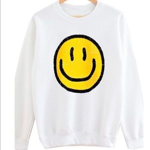 Sweet Claire Smiley Face Crewneck